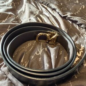 Calvin Klein Reversible Black/Brown Belt with Gold Buckle